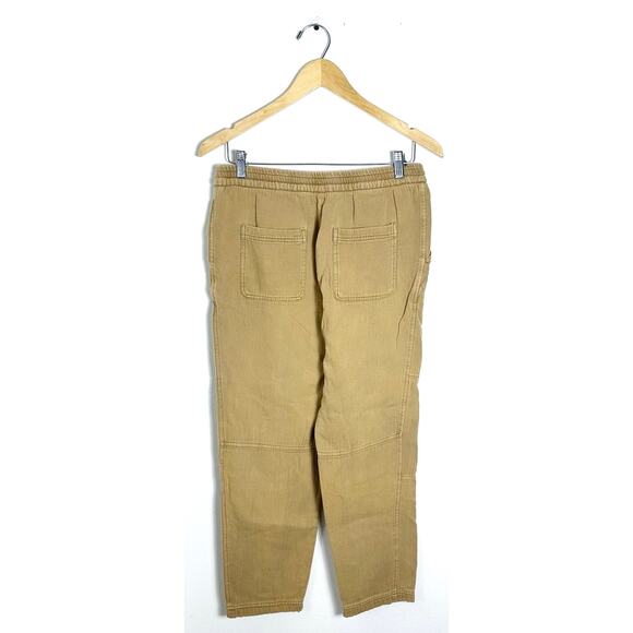 Aritzia Wilfred Free Tan Brown Cotton Jogger Pants sz M - Picture 5 of 9